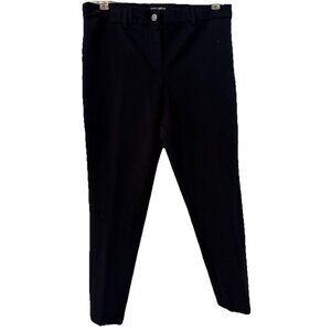Mario Serrani‎ Dress Pants Women Large Black  Stretch Italy